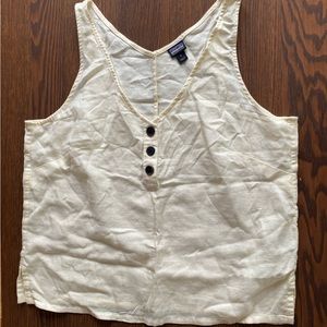 Patagonia small linen tank top